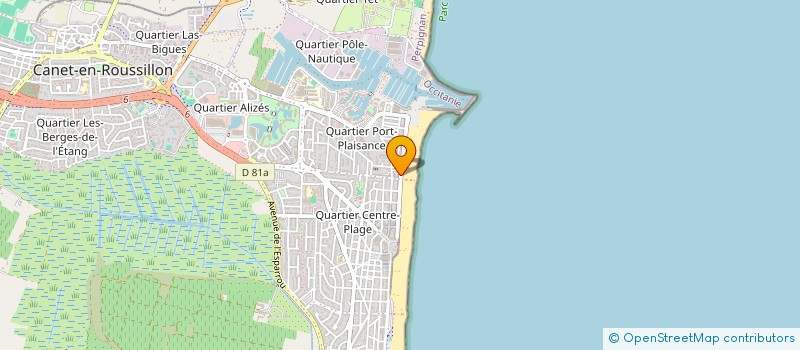 localisation de l'entreprise J&O MANAGEMENT  CANET-EN-ROUSSILLON