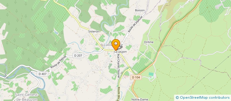 localisation de l'entreprise J.O.S.E.  LABLACHERE