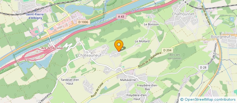 localisation de l'entreprise J.OPS TECHNICS  CHATEAUNEUF