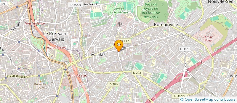 localisation de l'entreprise J'ORACLE à LES LILAS