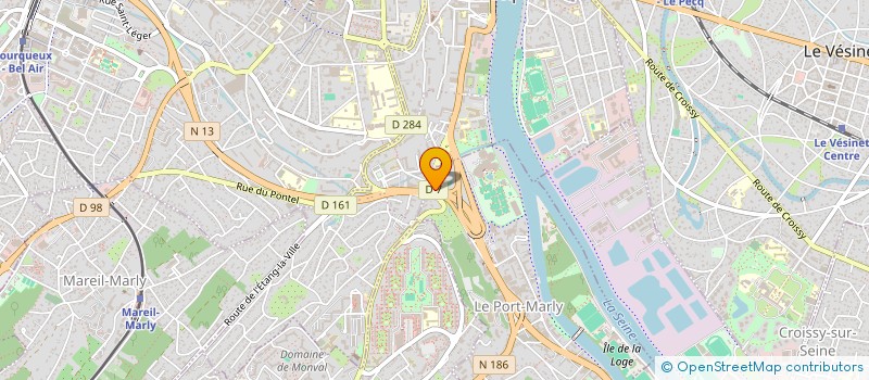 localisation de l'entreprise J'ORGANISE.COM  LE PORT-MARLY