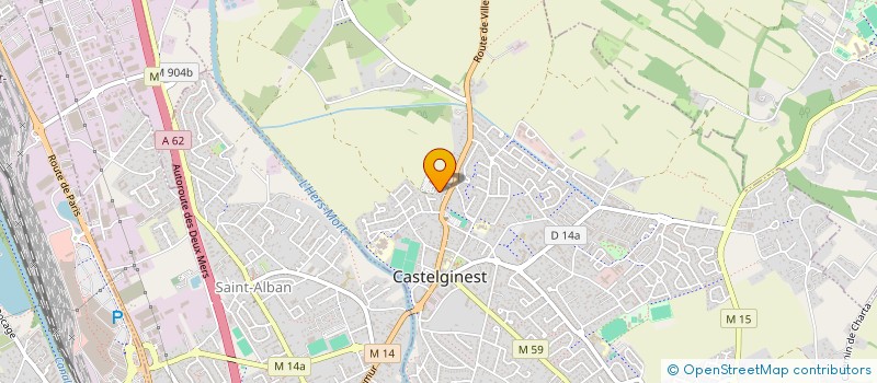 localisation de l'entreprise J'OSE ET VOUS  CASTELGINEST