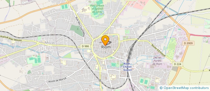 localisation de l'entreprise J'OSE MARKETING à RIOM