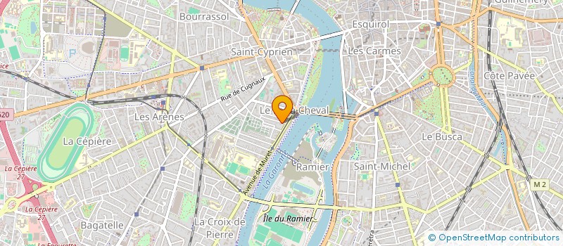 localisation de l'entreprise J'OUVRE L'OEIL J.O.E à TOULOUSE