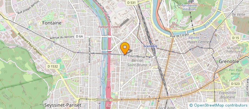 localisation de l'entreprise J'OZ à GRENOBLE