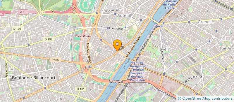 localisation de l'entreprise J.P. 23 à PARIS