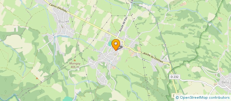 localisation de l'entreprise J.P.2H.  BUZY