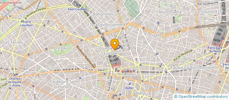 localisation de l'entreprise J.P.A. à PARIS