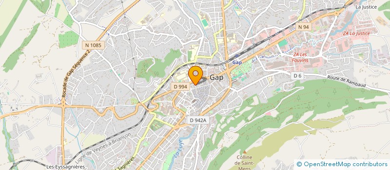localisation de l'entreprise J.P.A. IMMOBILIER à GAP