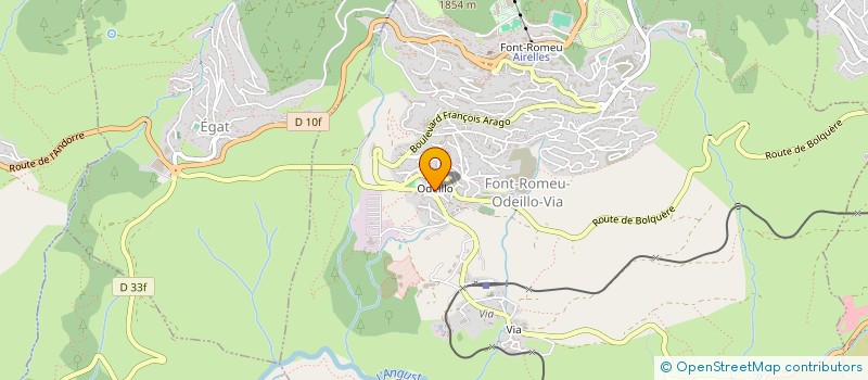 localisation de l'entreprise J P ARC  FONT-ROMEU-ODEILLO-VIA