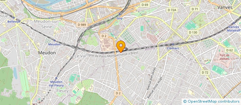 localisation de l'entreprise J.P AUTO PASSION à CLAMART