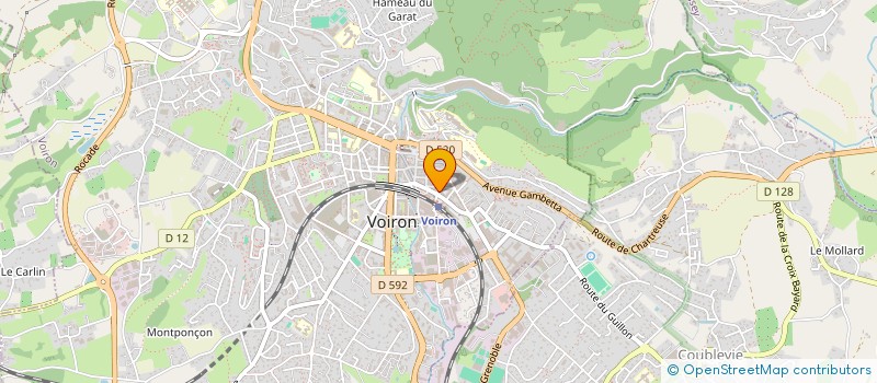 localisation de l'entreprise J.P.B. EDUCATION  VOIRON