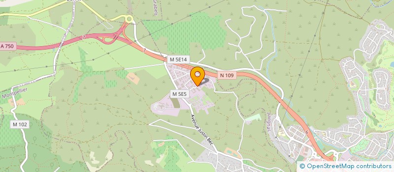 localisation de l'entreprise J.P.B. PEINTURE  SAINT-GEORGES-D'ORQUES