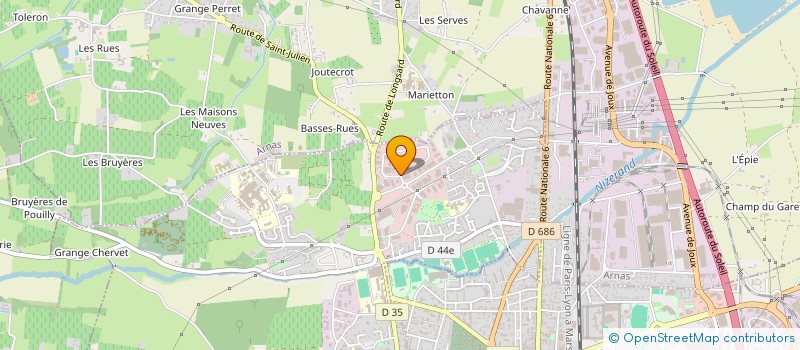 localisation de l'entreprise J. P BEURIER à GLEIZE