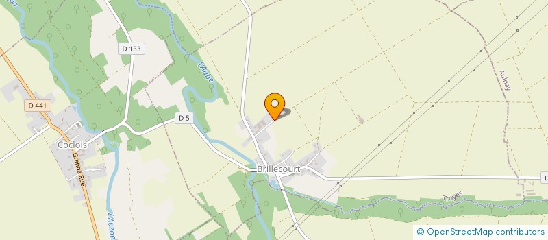 localisation de l'entreprise J. P. BRIET  BRILLECOURT