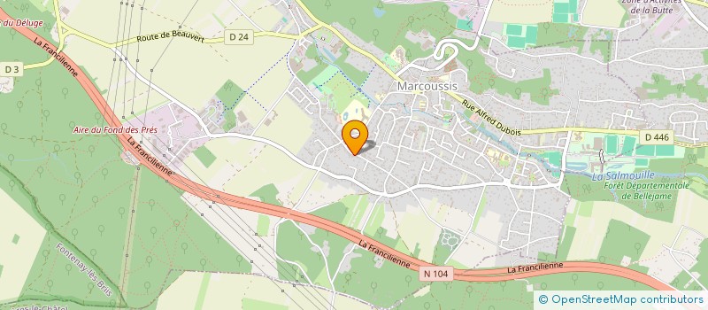 localisation de l'entreprise J.P.C.  MARCOUSSIS