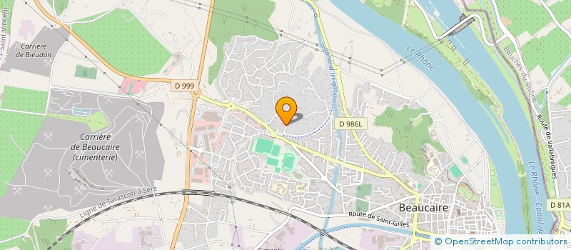 localisation de l'entreprise J.P.C  BEAUCAIRE