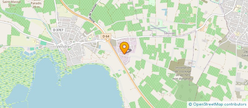 localisation de l'entreprise J.P.C.E  VENDRES