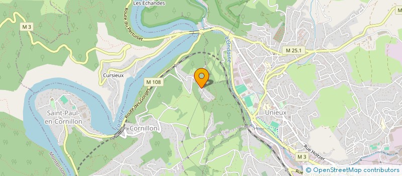 localisation de l'entreprise J.P.C.E  SAINT-PAUL-EN-CORNILLON