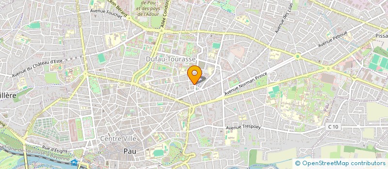 localisation de l'entreprise J.P.C. IMMOBILIER à PAU