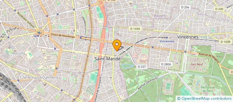 localisation de l'entreprise J P C L à SAINT-MANDE