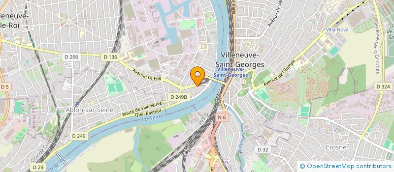 localisation de l'entreprise J P C M  VILLENEUVE-LE-ROI