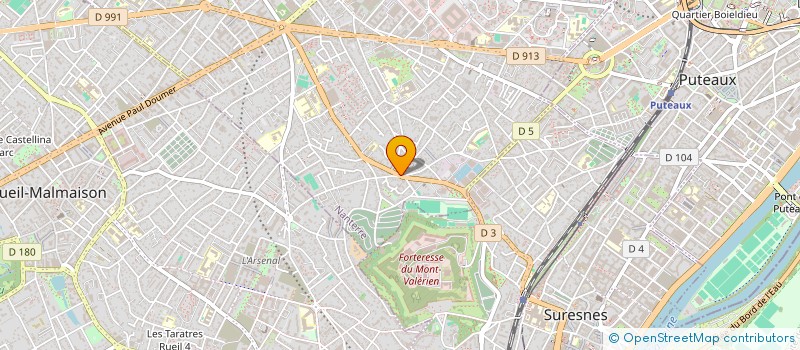 localisation de l'entreprise J P C M  NANTERRE