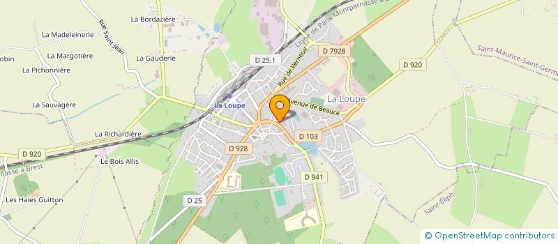 localisation de l'entreprise J.P.C.M.A L'ABREUVOIR à LA LOUPE