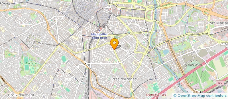 localisation de l'entreprise J P C SCI à MONTPELLIER