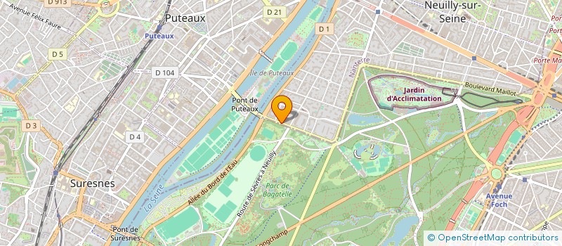 localisation de l'entreprise J P CONSULTANT à NEUILLY-SUR-SEINE