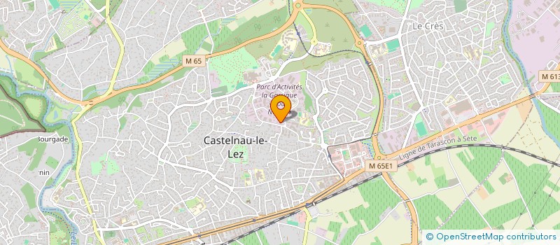 localisation de l'entreprise J P CREATIONS à CASTELNAU-LE-LEZ