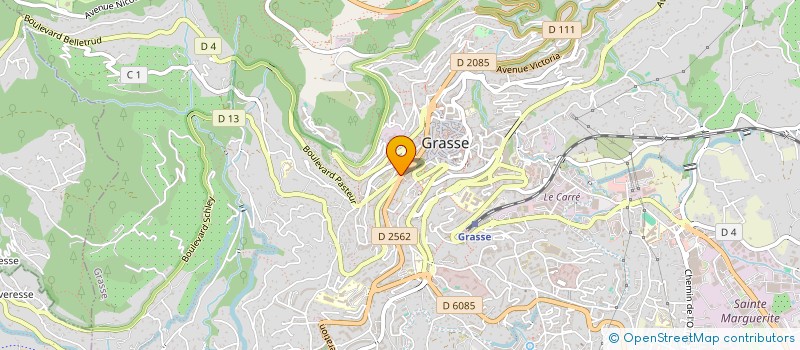 localisation de l'entreprise J.P.D HOTEL  GRASSE