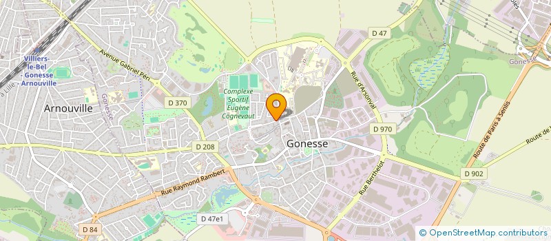 localisation de l'entreprise J.P DA SILVA EXPORT  GONESSE