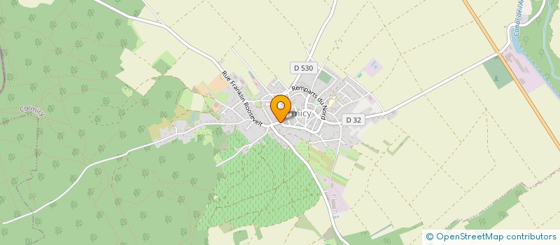 localisation de l'entreprise J.P DEV  CORMICY