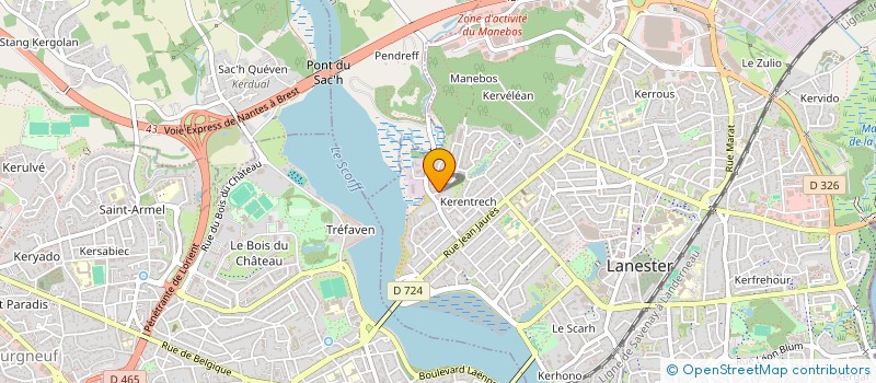 localisation de l'entreprise J P DIAG  LANESTER