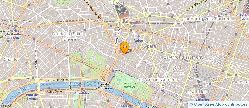 localisation de l'entreprise J.P.E. à PARIS