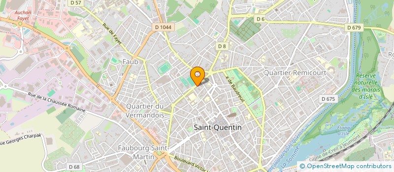 localisation de l'entreprise J. P ELEC à SAINT-QUENTIN