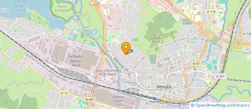 localisation de l'entreprise J P ET C DEVELOPPEMENT  VESOUL