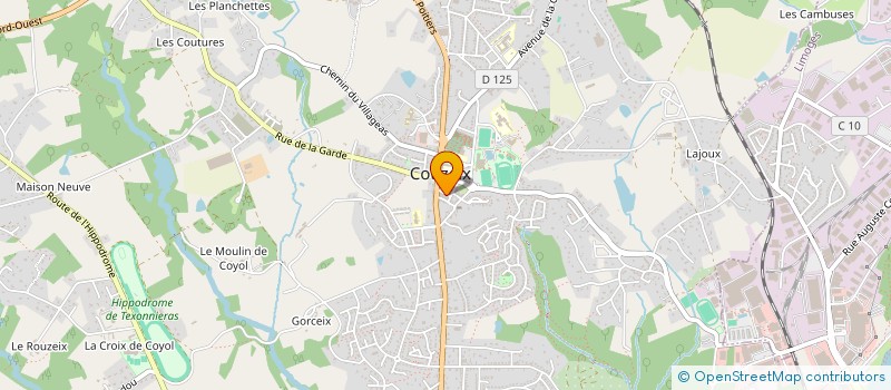 localisation de l'entreprise J.P EXPANSION  COUZEIX