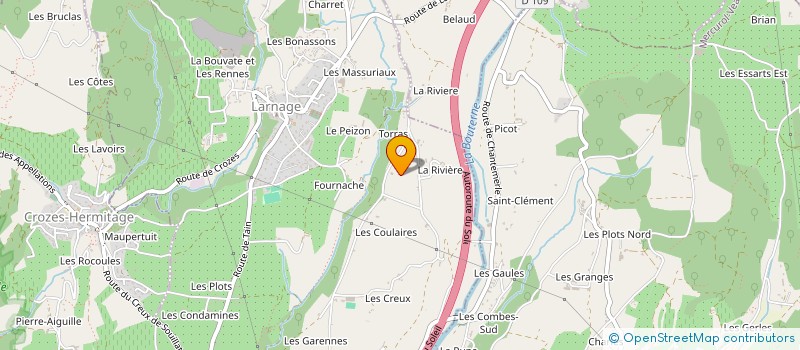 localisation de l'entreprise J P EXPRESS à LARNAGE