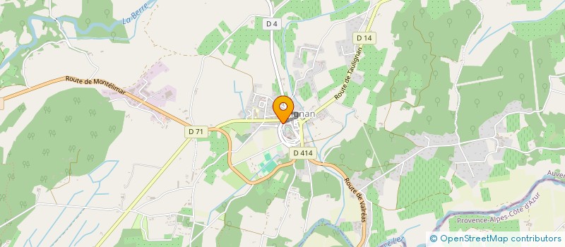 localisation de l'entreprise J.P.F.  GRIGNAN