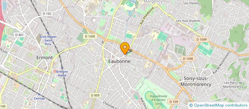 localisation de l'entreprise J.P.F à EAUBONNE