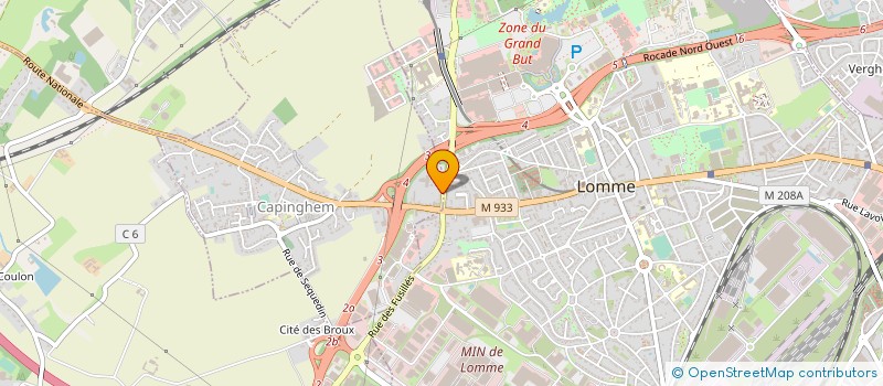 localisation de l'entreprise J.P.F. FINANCIERE à LILLE