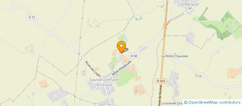 localisation de l'entreprise J.P.F.L.  SAUSSEUZEMARE-EN-CAUX