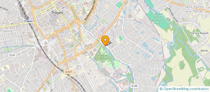 localisation de l'entreprise J.P.F. TRADE CONNECTION  TROYES