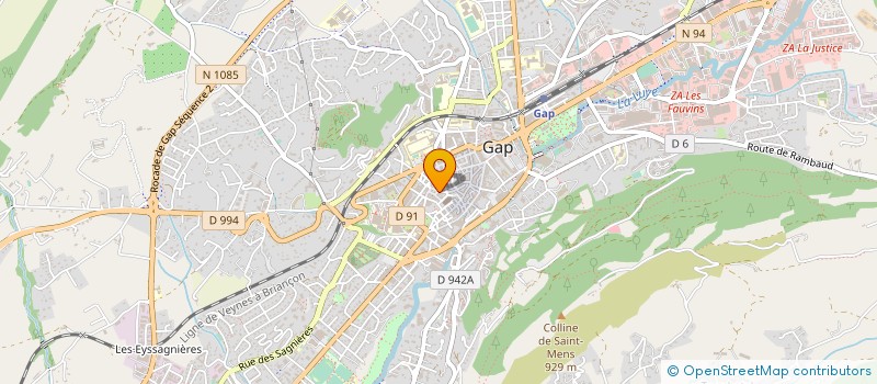 localisation de l'entreprise J P FINANCE à GAP