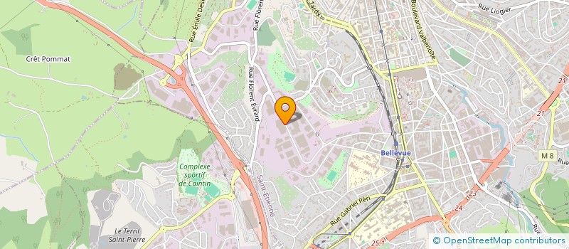 localisation de l'entreprise J P FINANCIERE  SAINT-ETIENNE