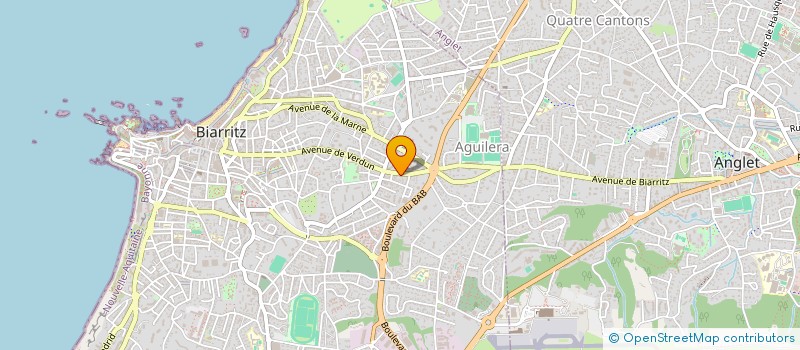 localisation de l'entreprise J P G à BIARRITZ