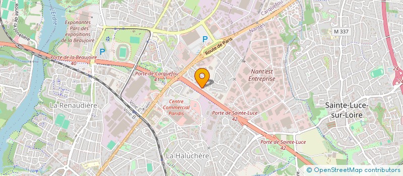localisation de l'entreprise J P G TRANSACTIONS à NANTES