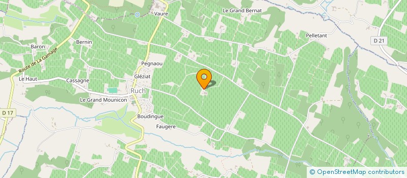 localisation de l'entreprise J.P.GEORGES  PORTE-DE-BENAUGE